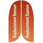 6' double sided replacement feather banner