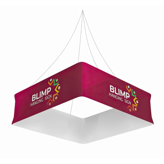 Square 10' Hanging Fabric Structure Replacement Graphic