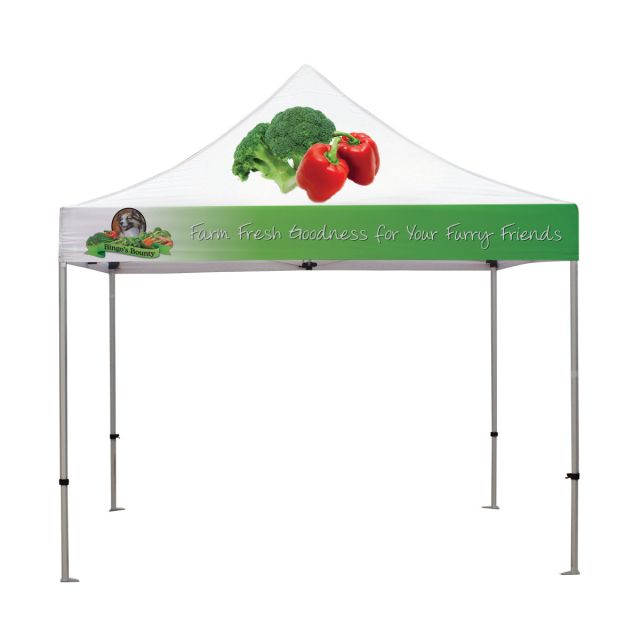 Canopy Tent Kit with custom printed top
