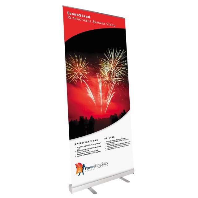 Econo Stand retractable banner stand