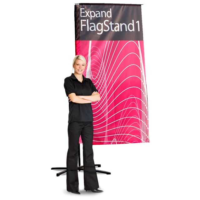 Expand FlagStand Small Outdoor Flag and Banner Pole