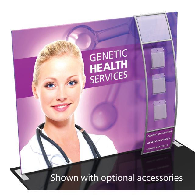 Formulate 10 ft Straight Wall Tension Fabric Display
