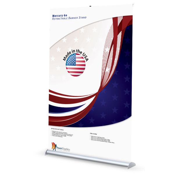 Mercury 60 Retractable Banner Stand