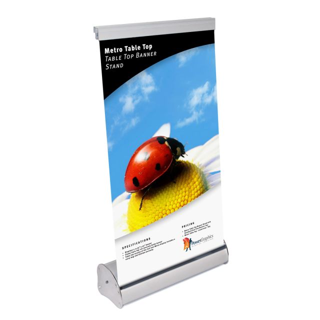 Metro Table Top Banner Stand