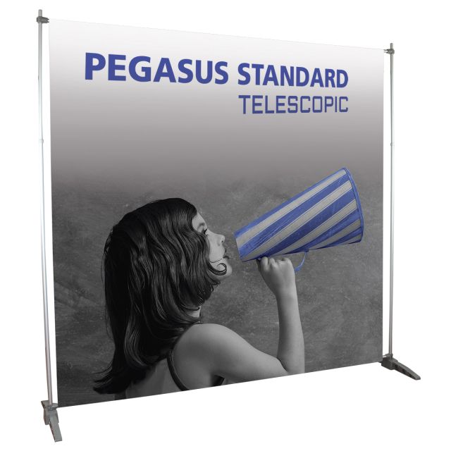 Pegasus Standard Telescopic Portable Banner Stand