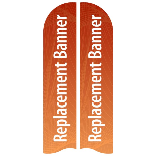 Large Double Sided Replacement Feather Banner