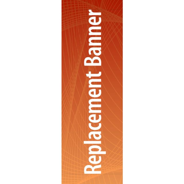 24 x 80 Banner for 24 x 72 Outdoor Banner Stands