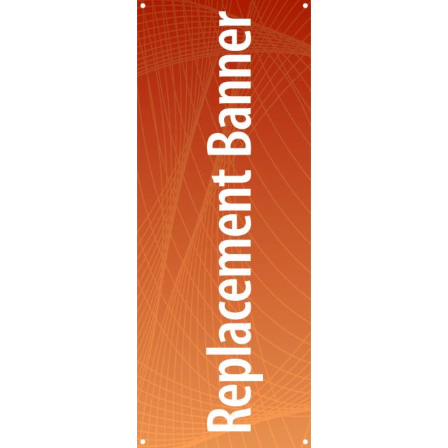 27.5 x 71 Banner for Outdoor Banner Stands