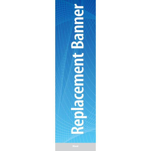 29.5 x 105 Banner for Contender Retractable Stands