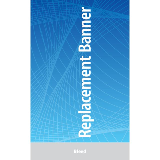 33.4 x 48 Banner for Sterling Retractable Stands