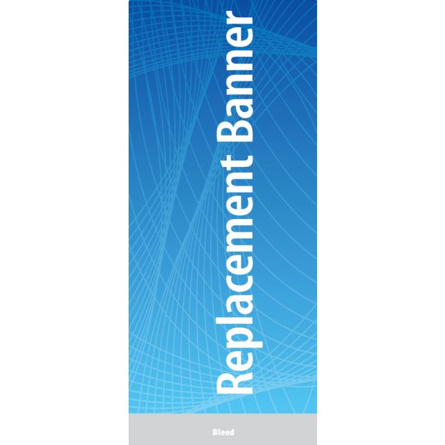 35.5 x 79 Banner for Budget Roll Up Stands