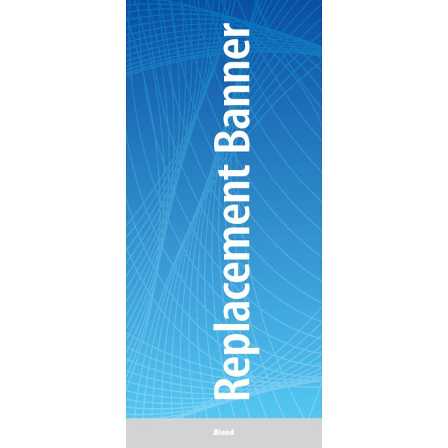 39.375 x 84 Banner for Orient & Pacific Retractable Stands