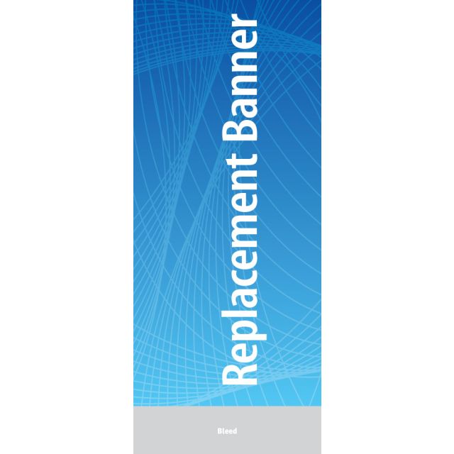 39.375 x 84.6 Banner for Space Retractable Stands