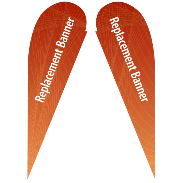 11 Foot Double Sided Replacement Teardrop Banner