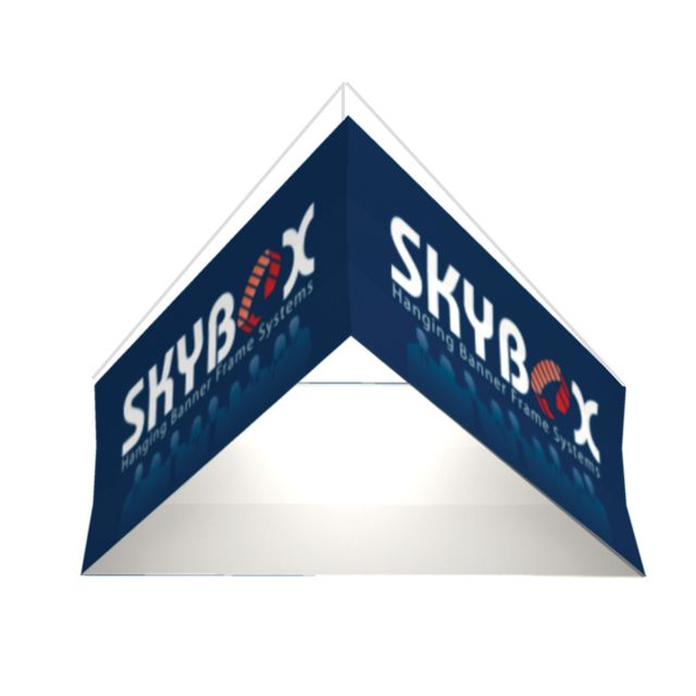 Triangle 12' Hanging Fabric Structure Replacement Graphic