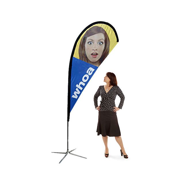 Teardrop Banner Small Outdoor Banner Stand