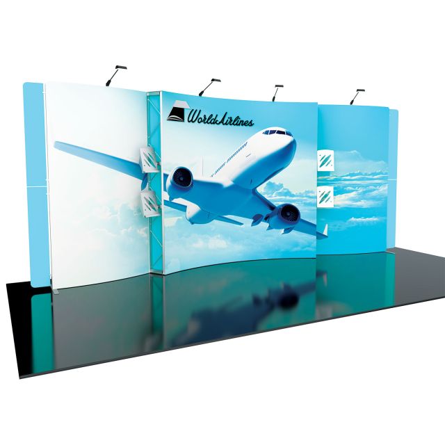 Vector Frame Exhibit Kit 17 Tension Fabric Display