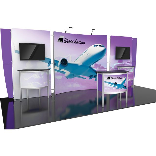 Vector Frame Exhibit Kit 22 Tension Fabric Display