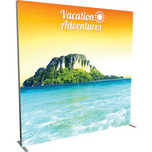 Vector Frame Backlit Display 8x8 Illuminated Tension Fabric Display