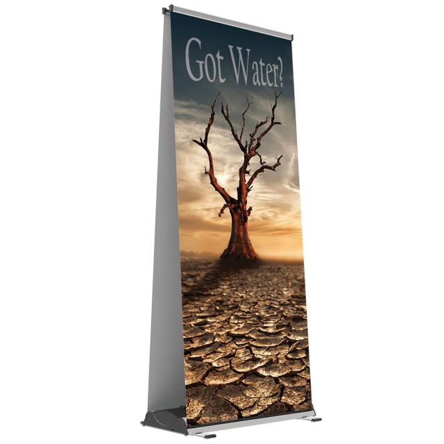 Vela Double Sided Retractable Outdoor Banner Stand